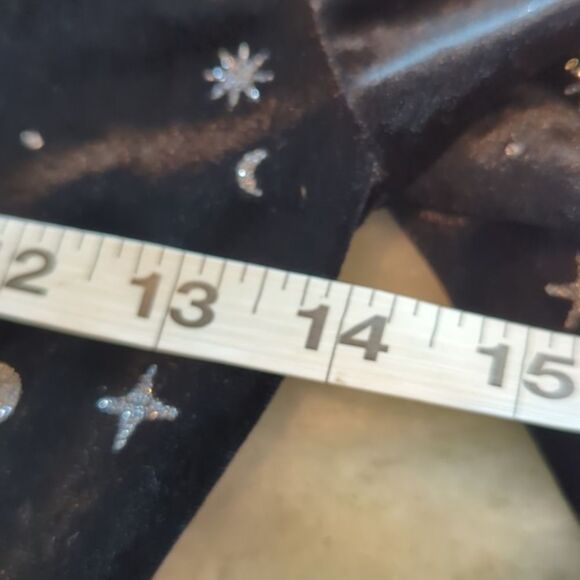 Wild Fable body top extra small women's long sleeve black with moon and‎ stars - Picture 8 of 8